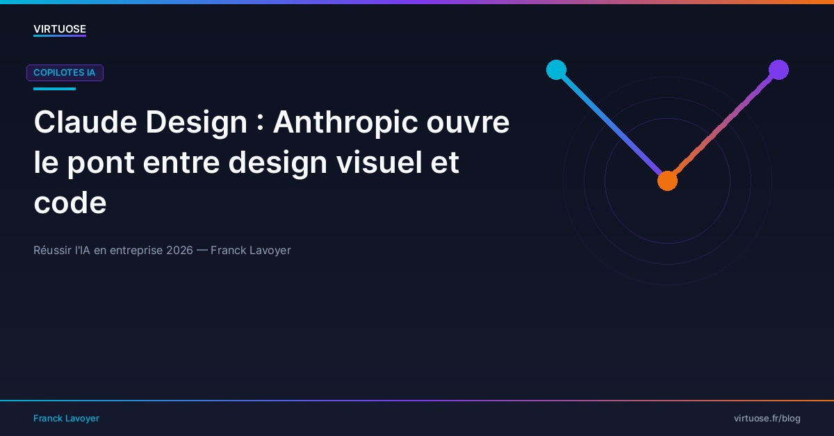 Claude Design : Anthropic ouvre le pont entre la concepti...