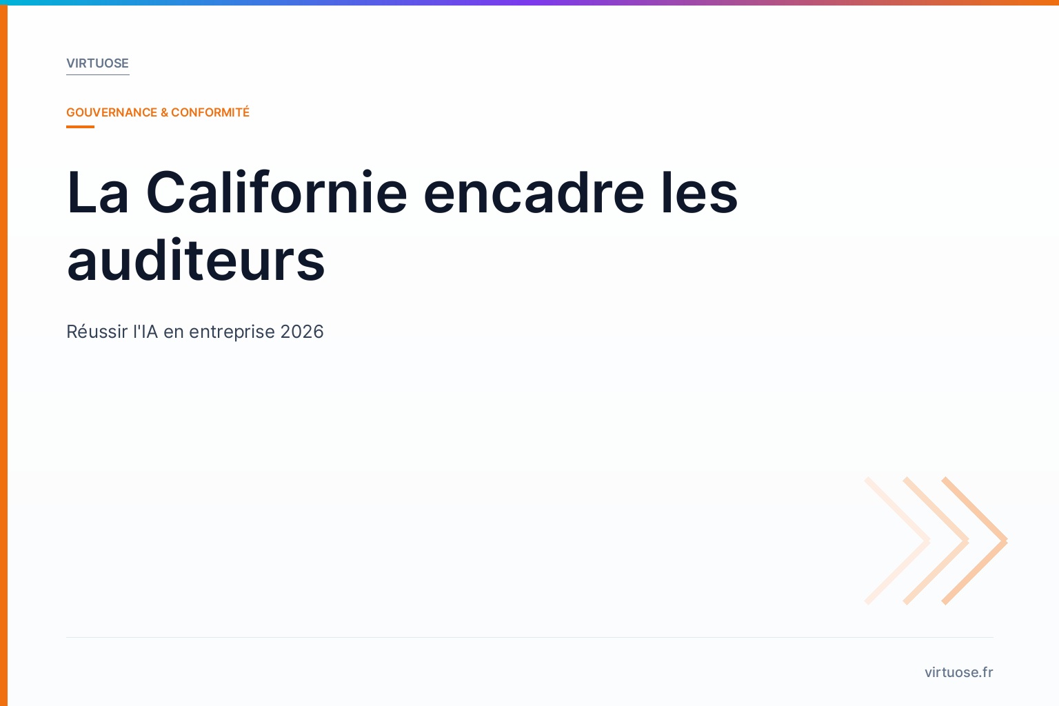 La Californie encadre les auditeurs de l’IA avant de généraliser les audits, et OpenAI réclame une loi fédérale obligatoire