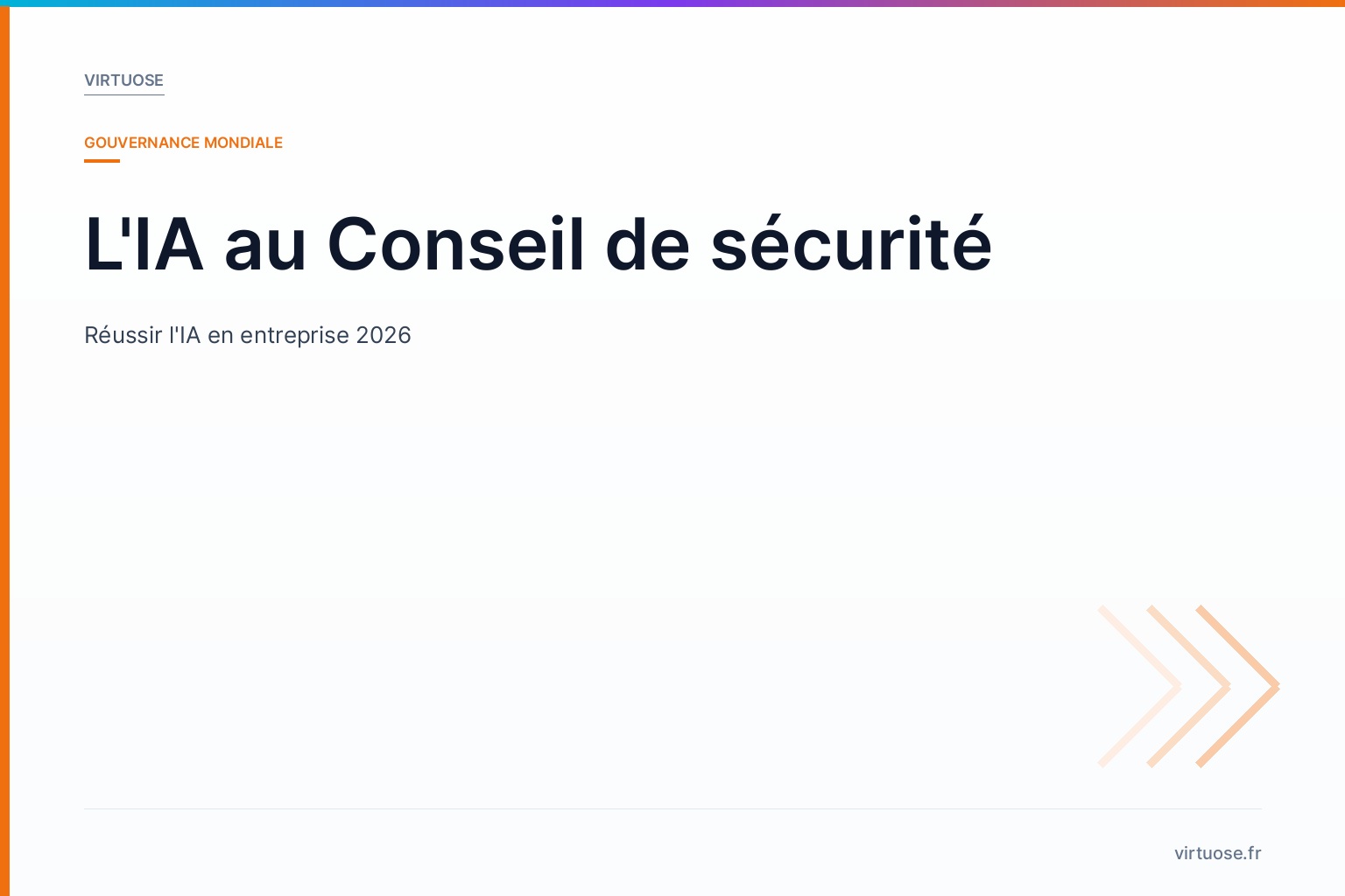 L’IA de frontière au Conseil de sécurité : le signalement des incidents, seul terrain commun, face à une fracture sur les tests obligatoires et la gouvernance mondiale