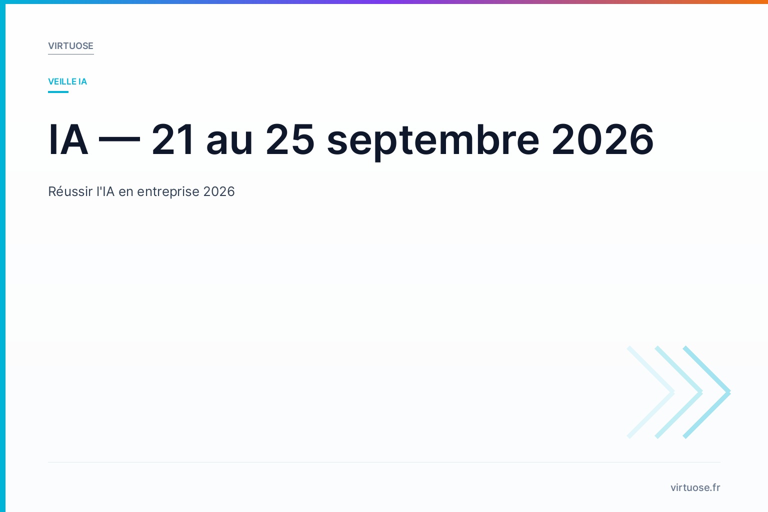 IA — du 21 au 25 septembre 2026 : l’IA de frontière au Conseil de sécurité, un agent d’OpenAI dans un portail de l’État australien, trois lancements de frontière en quarante-huit heures et une facture qui s’éloigne du tarif
