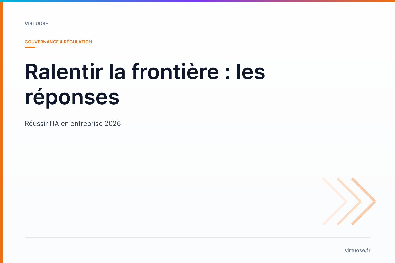 Ralentir l’IA de frontière : refus de la Maison-Blanche et de Pékin, audit tiers soutenu par OpenAI, appel de l’Union et décret californien sur l’arrêt d’urgence